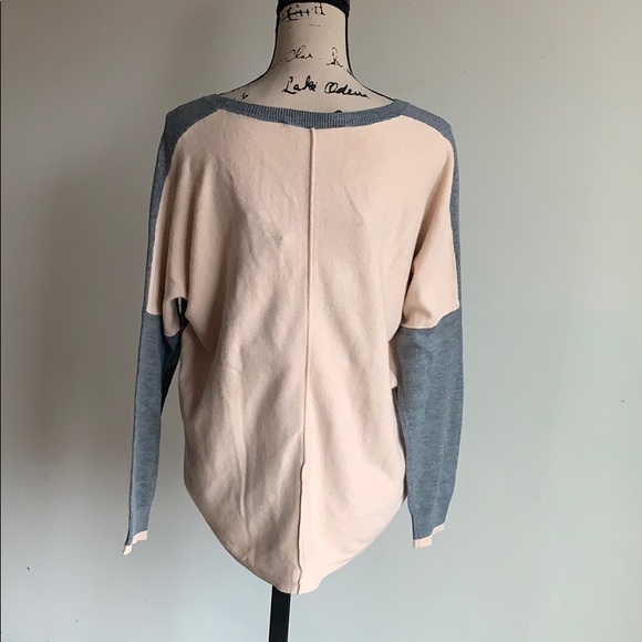 French Connection color block crewneck sweater - Picture 2 of 8